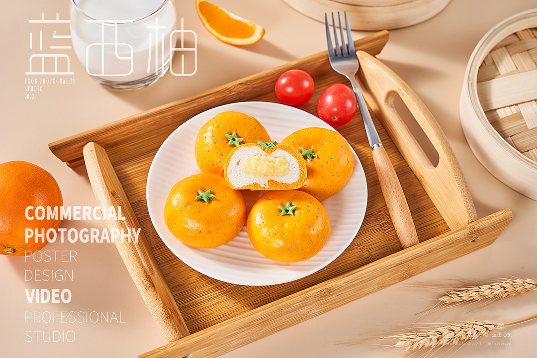 橘子包 包子馒头 奶黄包 早餐 面包 儿童面点美食摄影（图ZMzM5OTkwNjYw） - 美食摄影 - 站酷设计师蓝西柚美食摄影原创素材 - 站酷ZCOOL