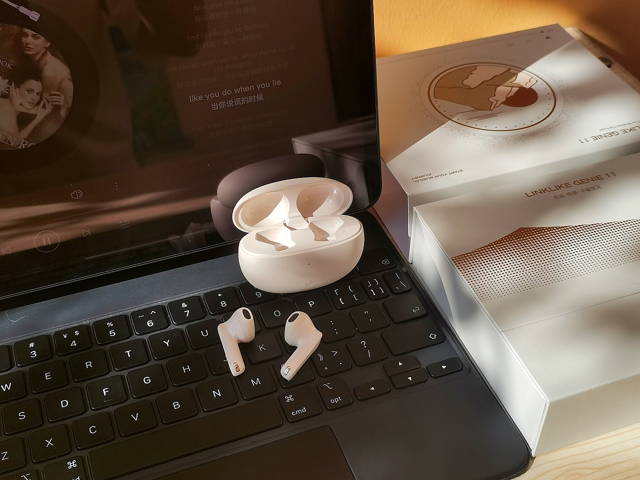 蓝牙耳机拍摄分享