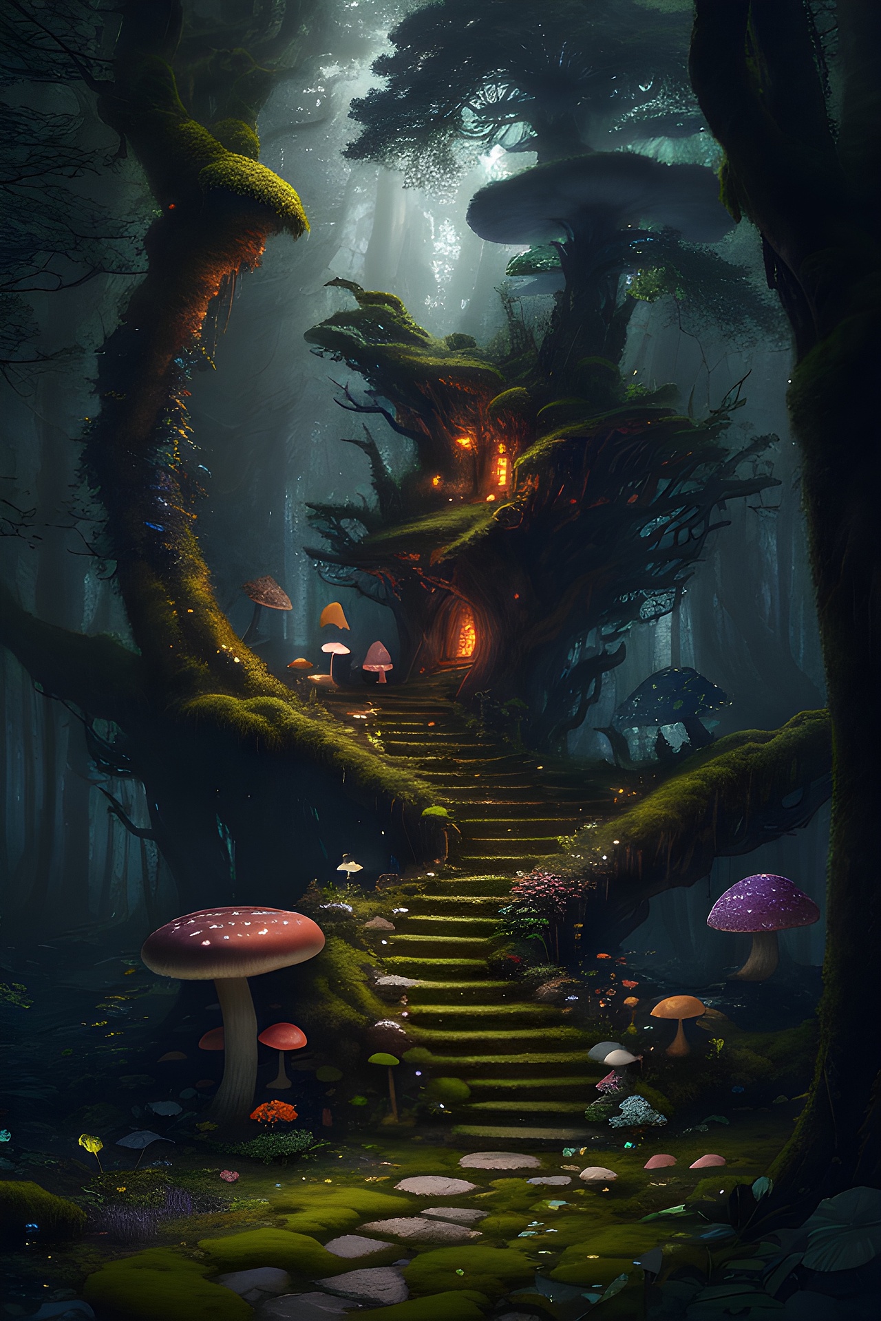 梦幻蘑菇屋系列（图ZMzM5NTI4ODIw） - 概念设定 - 站酷设计师XYmoon4原创素材 - 站酷ZCOOL