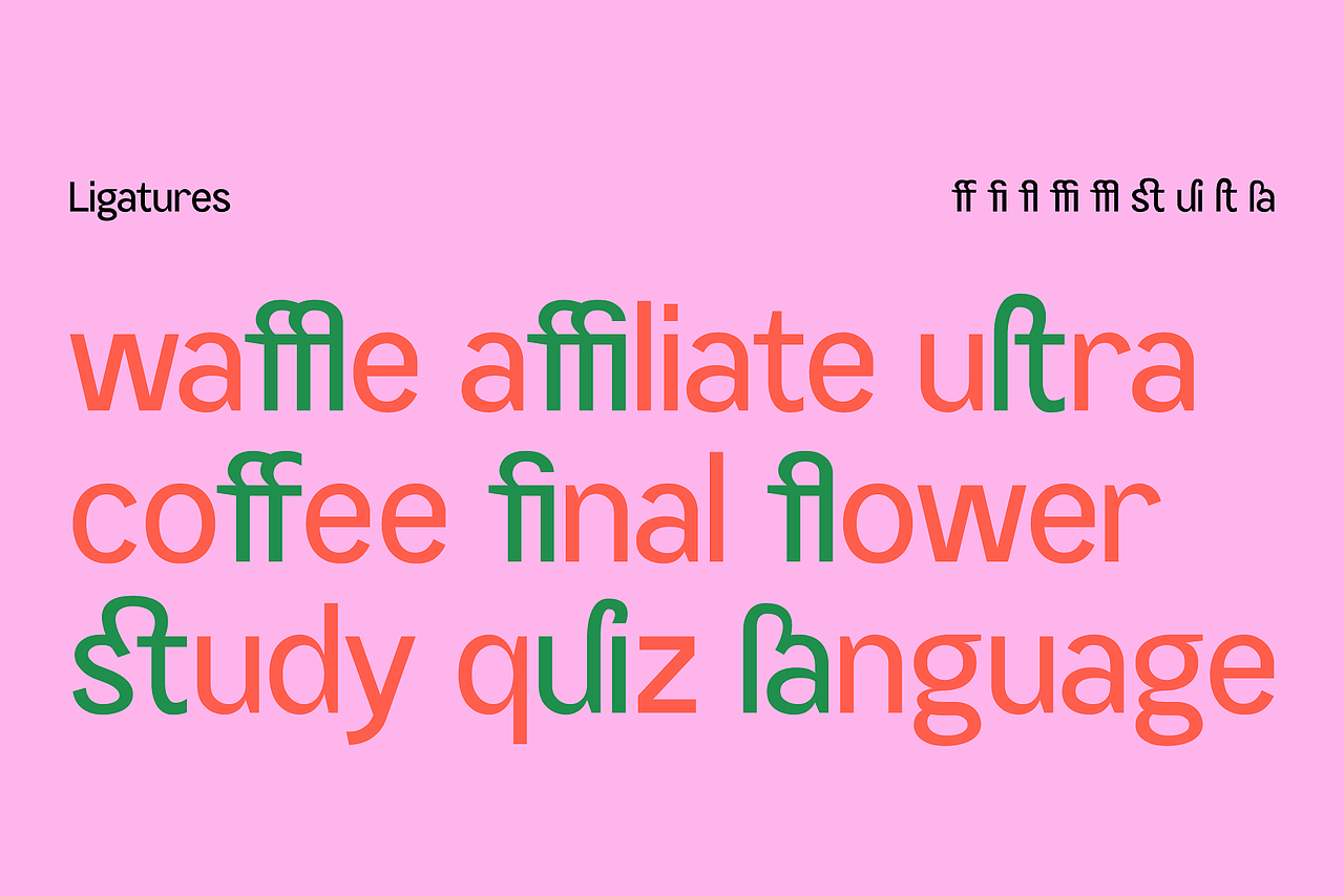 北欧现代时尚文创品牌海报封面标题无衬线英文字体家族