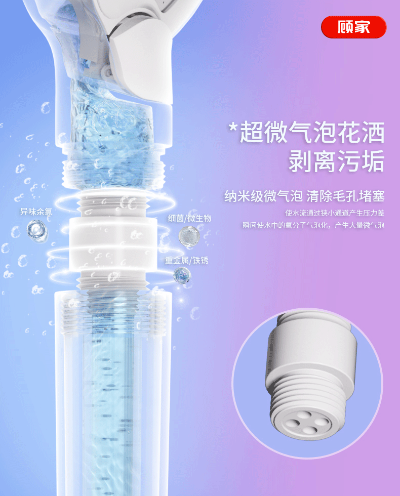 微气泡花洒详情