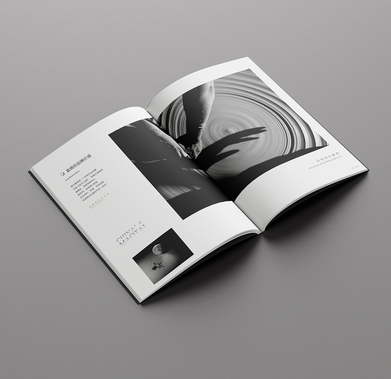 文化内涵丰富的白酒类画册设计，时代和文化结合一稿过