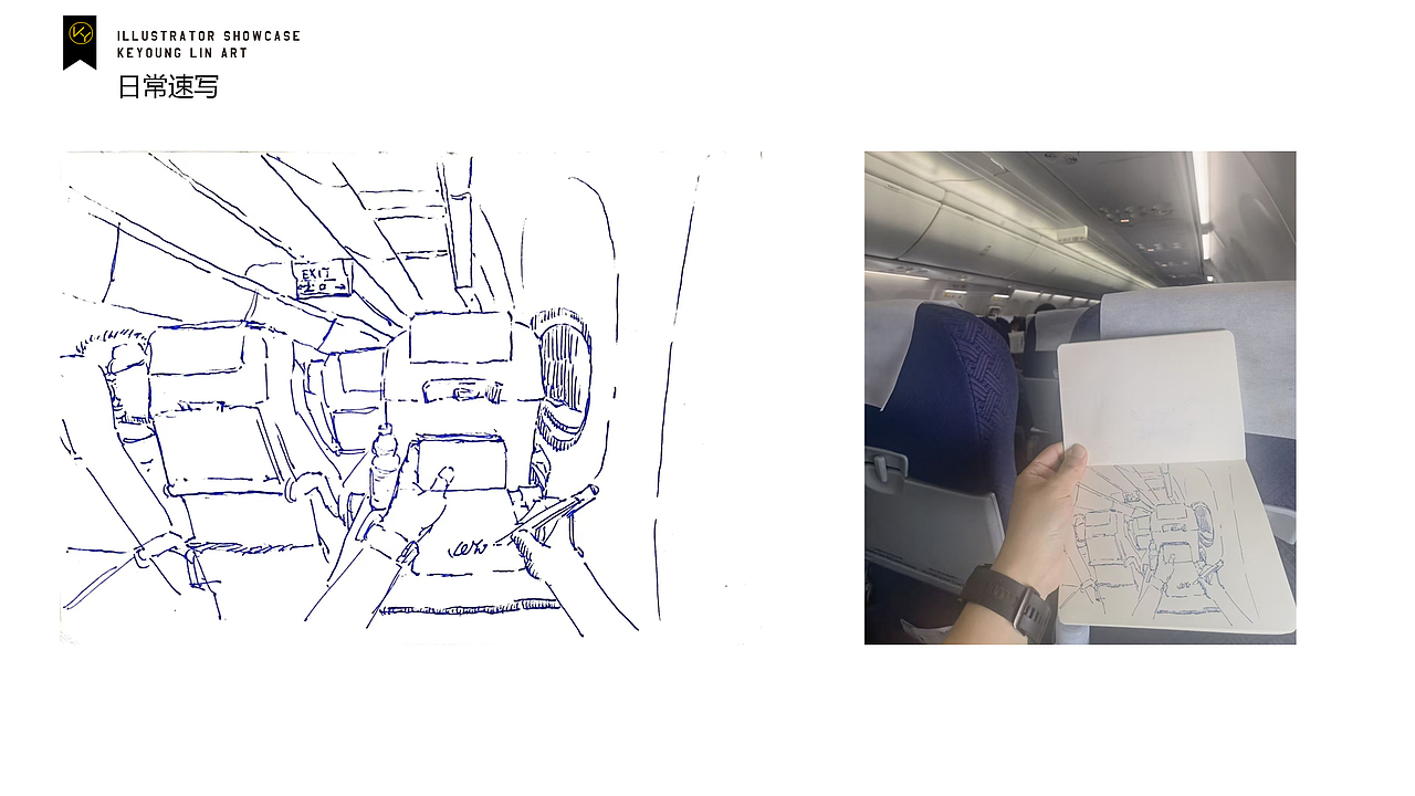 KEYO速写簿丨2024年5月插画合集