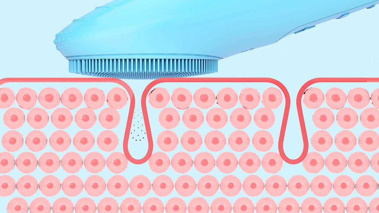 洁面刷三维视频