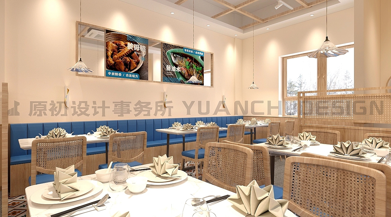 厦门 店面装修室内空间餐厅设计 闽南海鲜锅民间农家菜（图ZMzU4NTU0NjEy） - 酒店餐饮设计 - 站酷设计师葉文濤VictorYeh原创素材 - 站酷ZCOOL