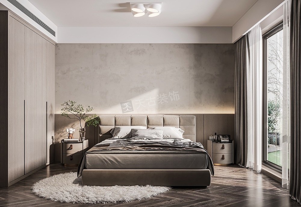 融创碧桂园望江府装修,混搭自然风格设计效果图