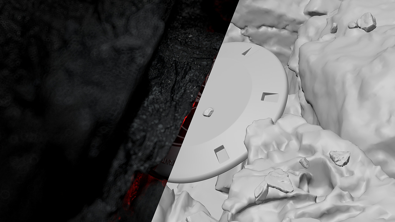 C4D暗黑系手表动画