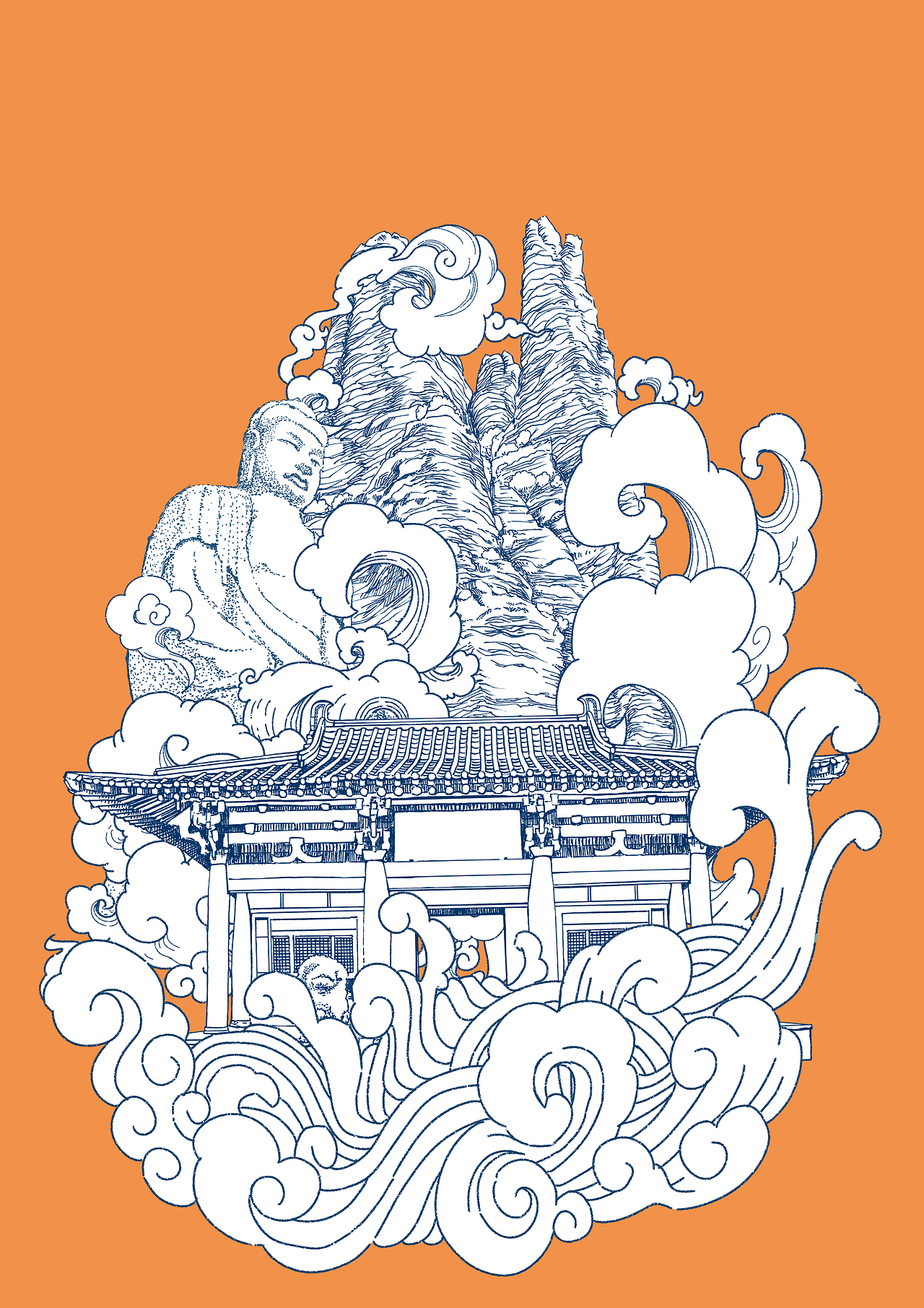 【重生系列】永靖县系列插画整合(图ZMzAzNTU4NzUy) - 商业插画 - 站酷设计师林阿虫原创素材 - 站酷ZCOOL