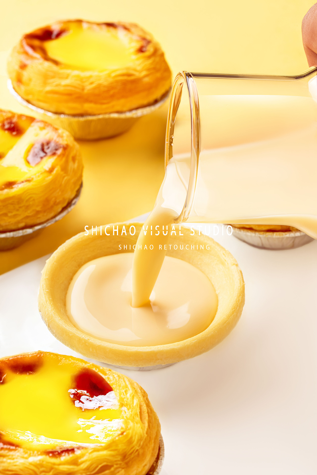 蛋挞美食产品修图