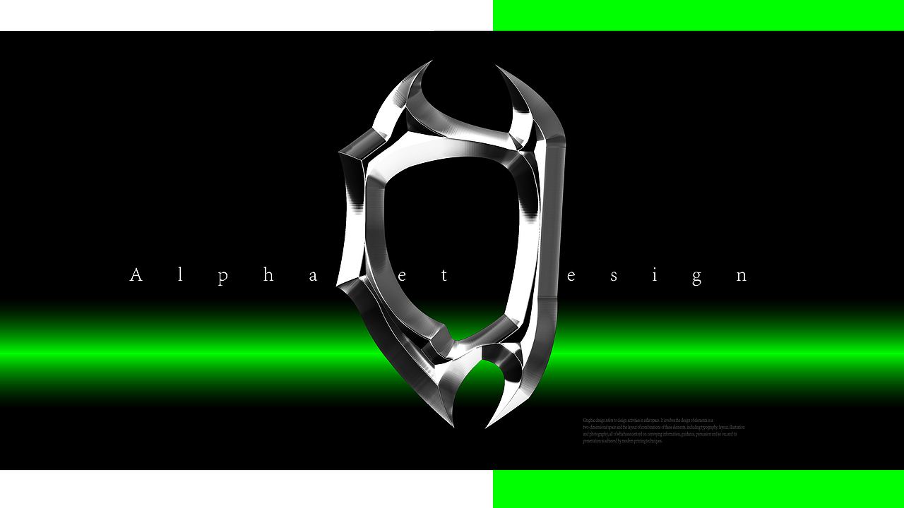 一组暗黑系风格字体