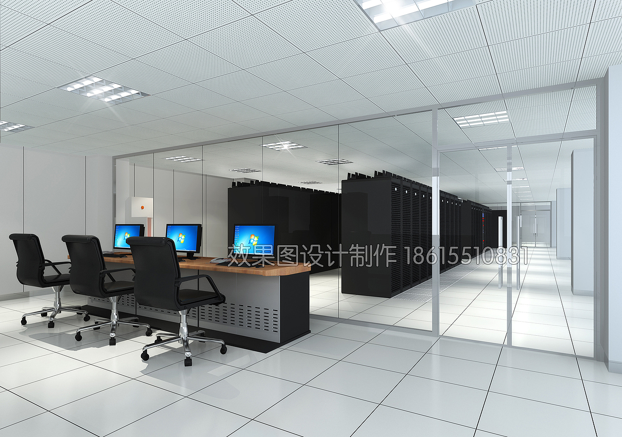 机房监控室大屏操作台会议室服务机柜（图ZMzQ0MTk3NjY4） - 建筑/空间 - 站酷设计师若雅图像原创素材 - 站酷ZCOOL