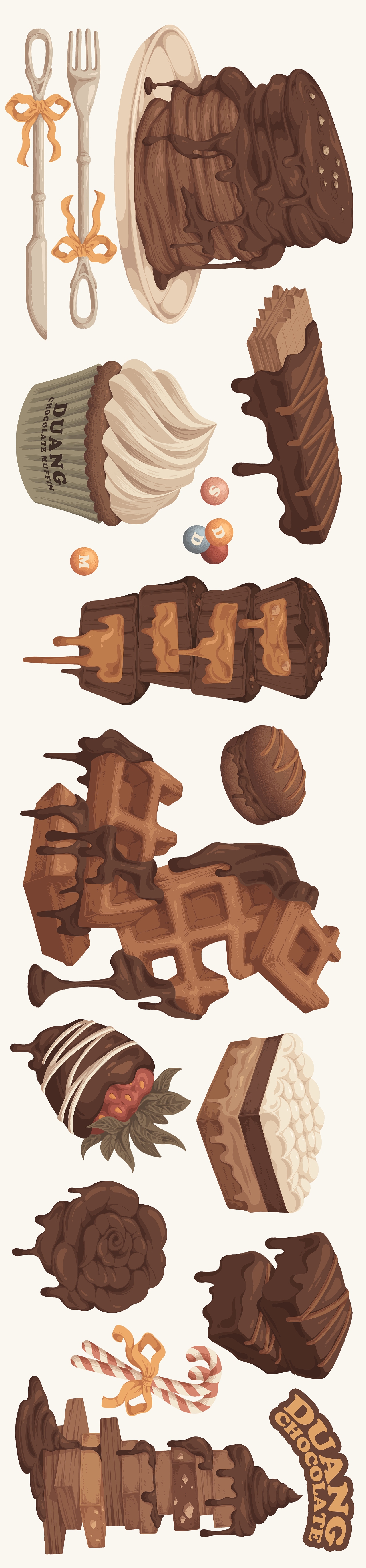 复古玩具图案设计