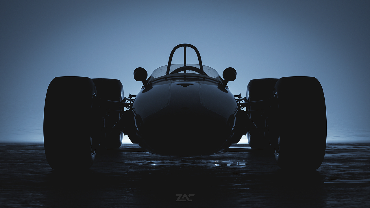 方程式赛车产品细腻渲染