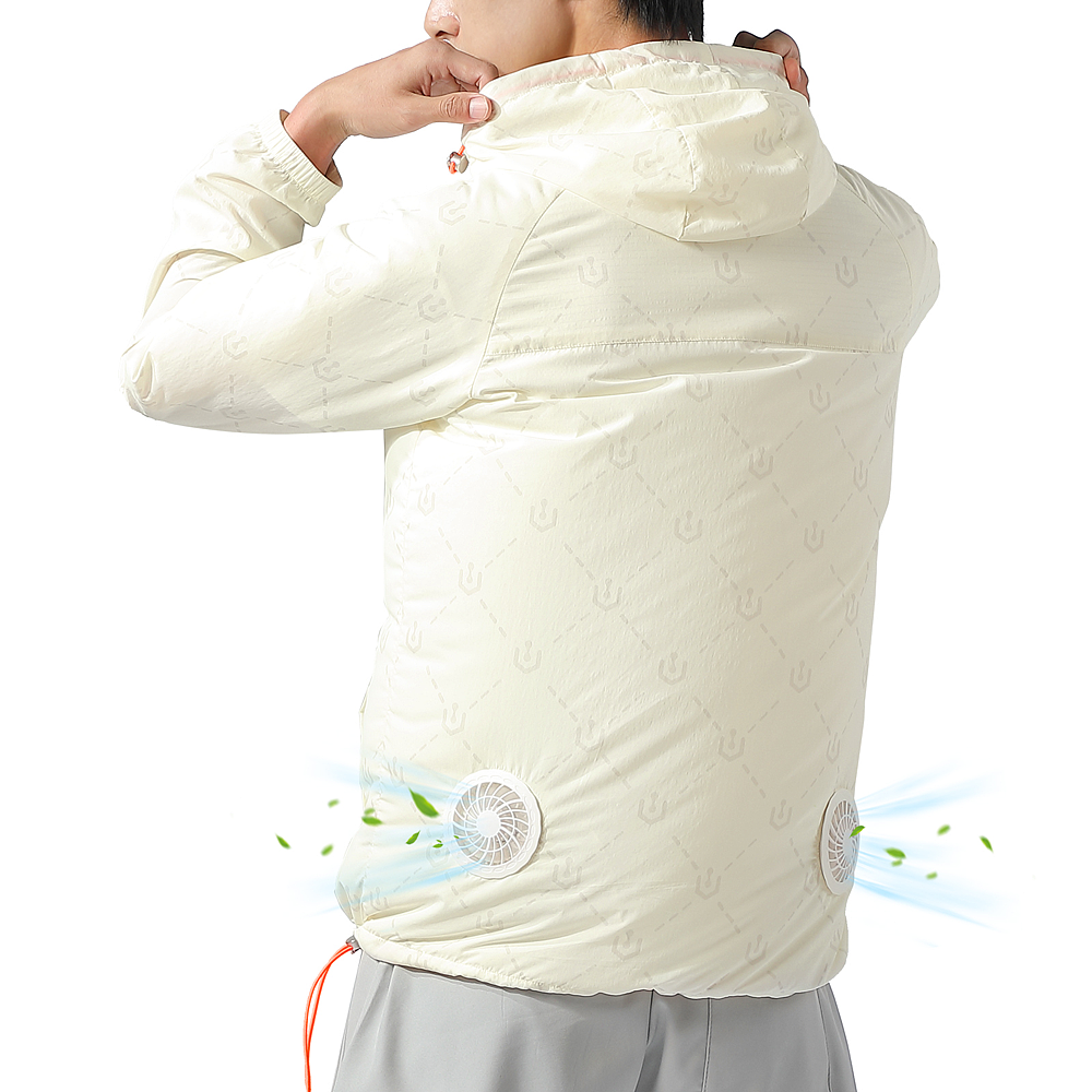 自带风扇!夏季多功能空调服详情页/石墨烯面料