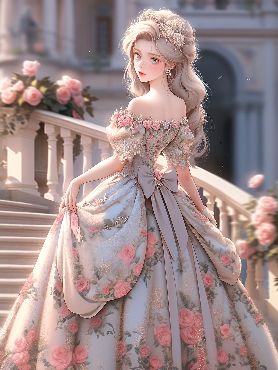 【AI探索】华丽的礼服系列（9）