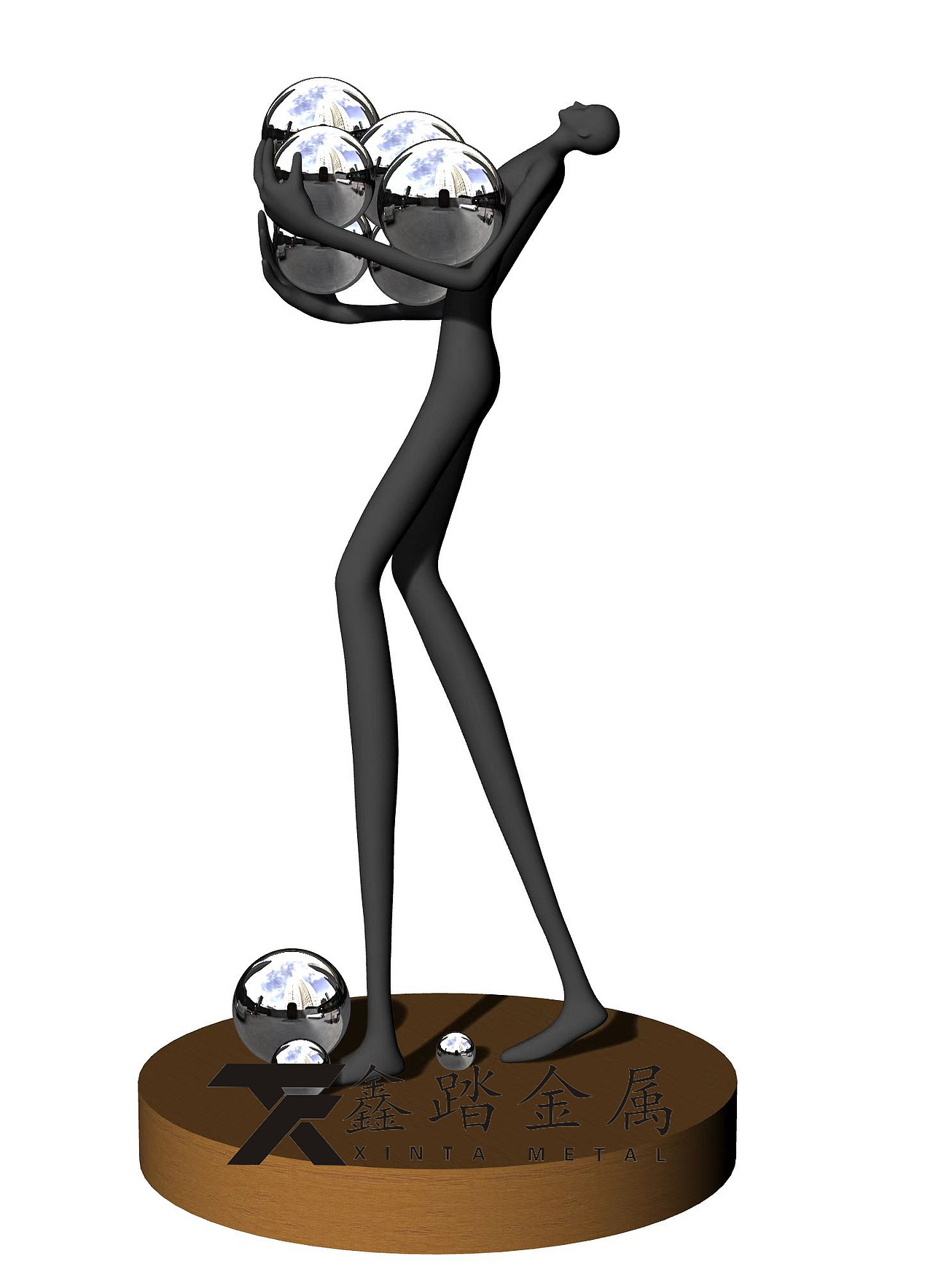 抽象不锈钢人物雕塑（图ZMzIyMDE5Mjg0） - 其他手工艺 - 站酷设计师异形金属制品雕塑原创素材 - 站酷ZCOOL