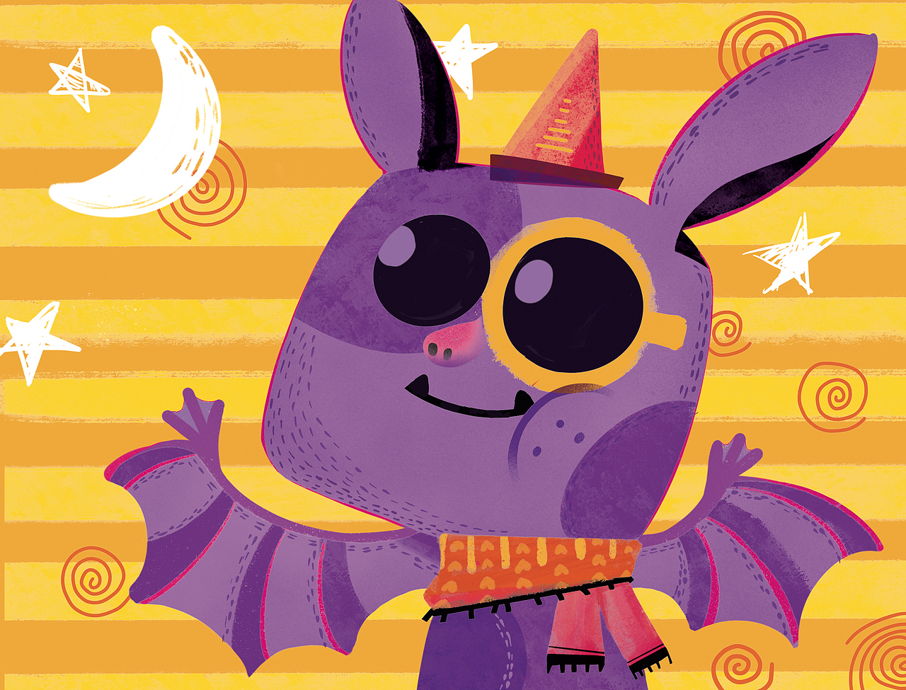 儿童插画儿童拼图-动物大头贴