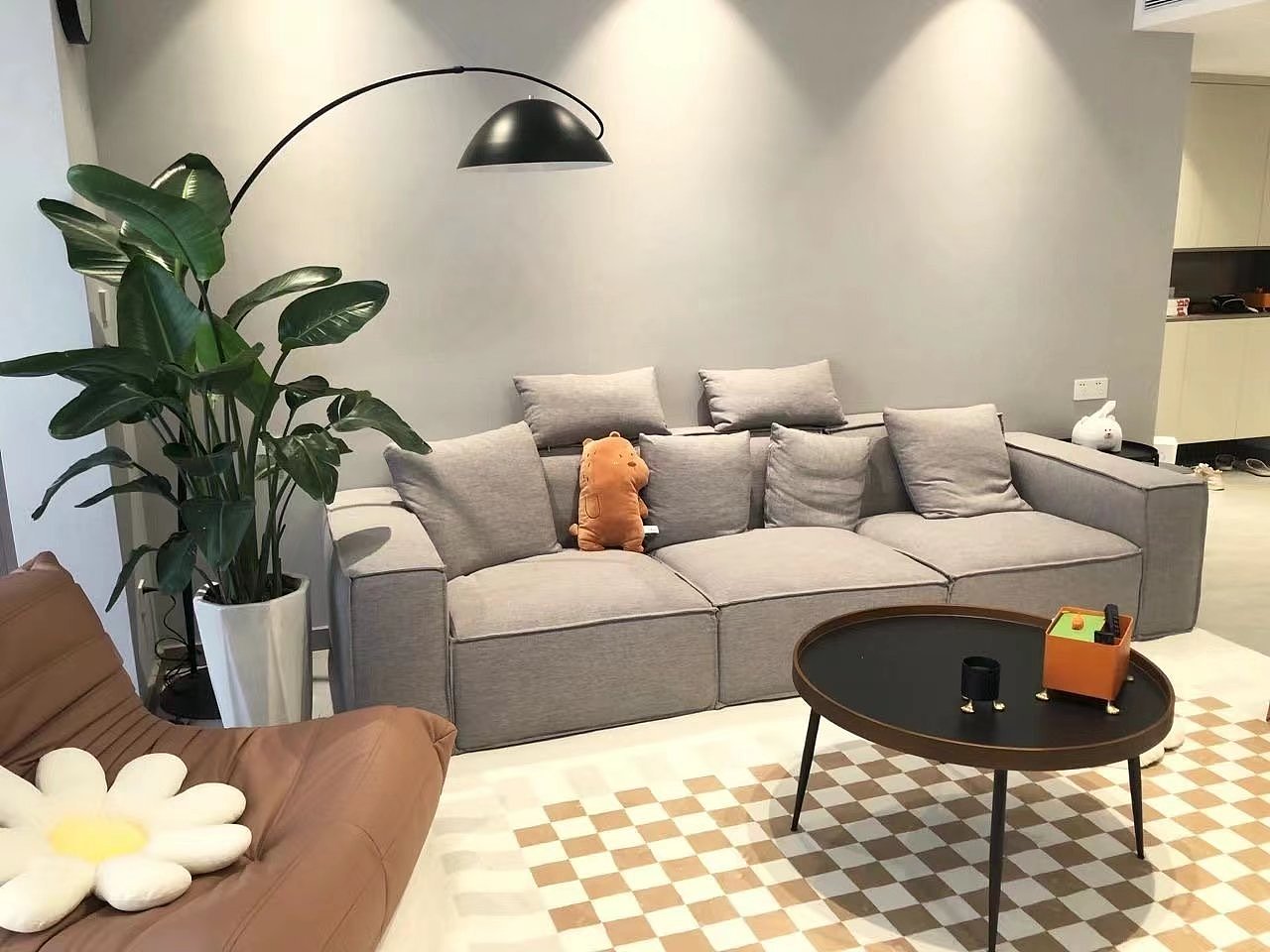 现代简约+北欧混搭装修,简洁舒适好看。