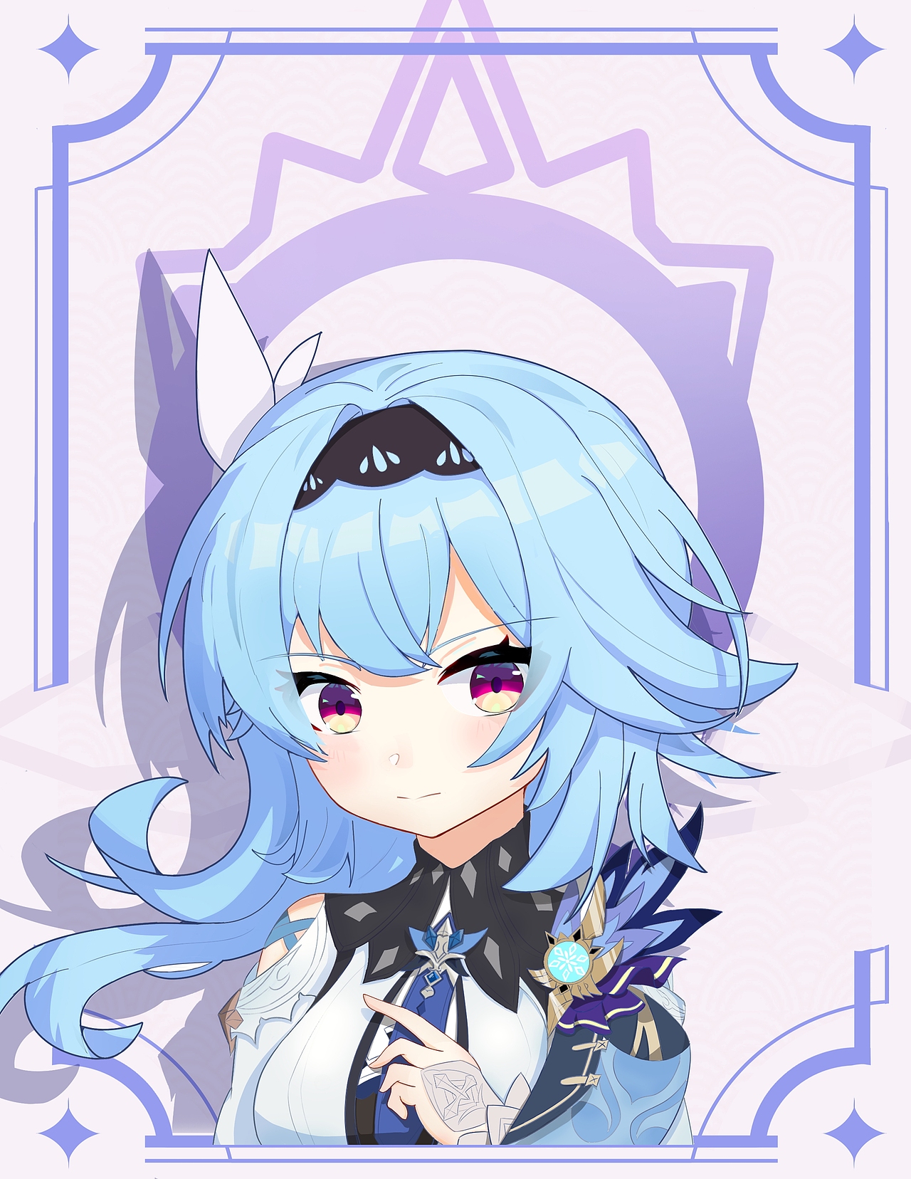 优菈头像(商业插画)