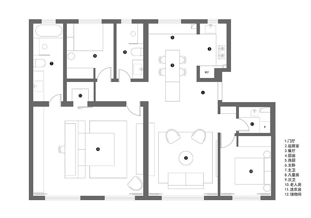 私宅设计:纯净极简的家!