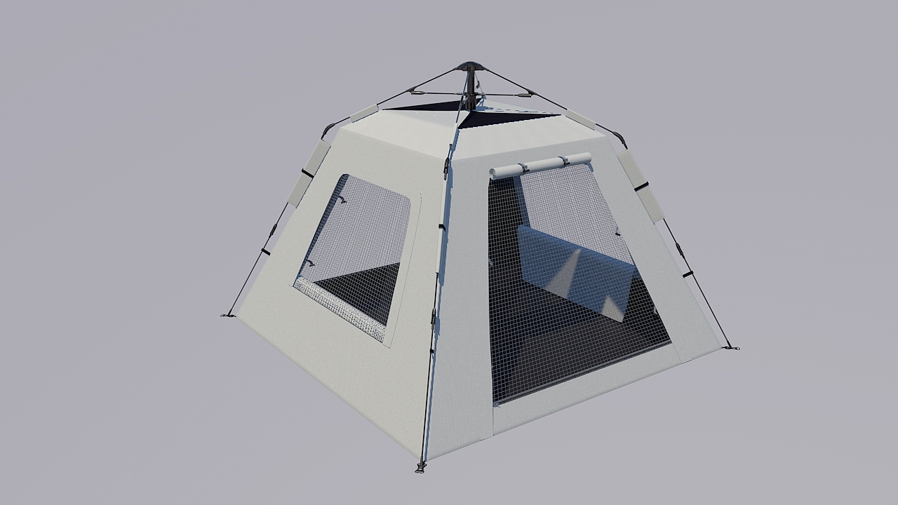 户外露营产品建模