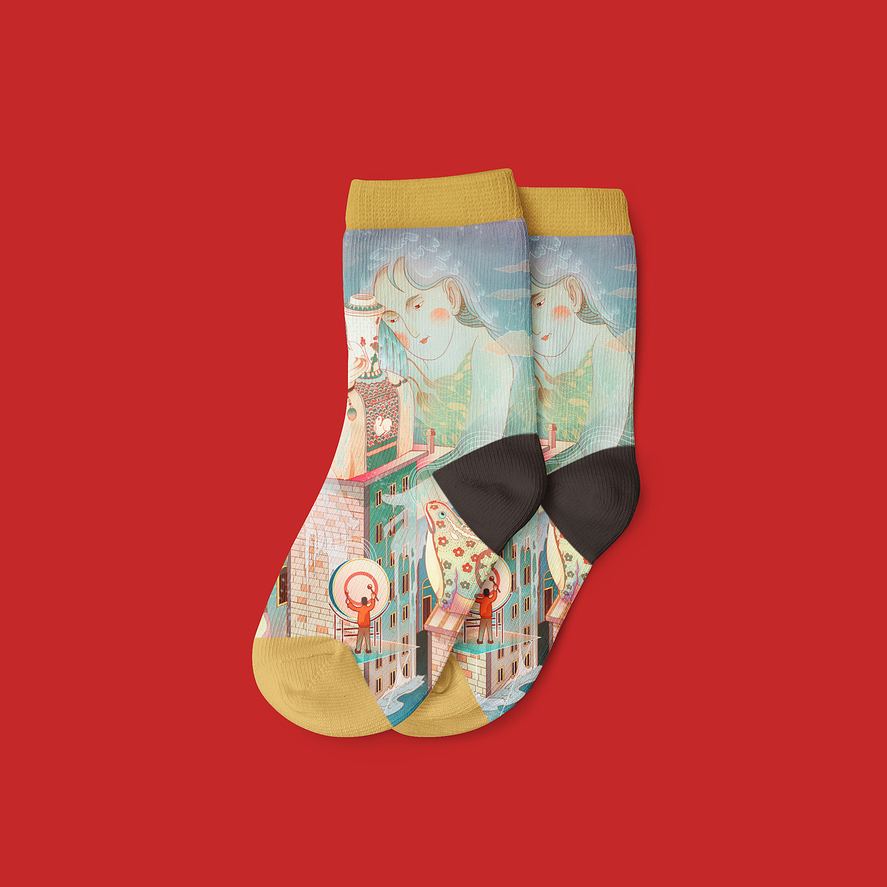 二十四节气插画—冬至（图ZMzU4MTI5Nzg4） - 商业插画 - 站酷设计师行水娃原创素材 - 站酷ZCOOL