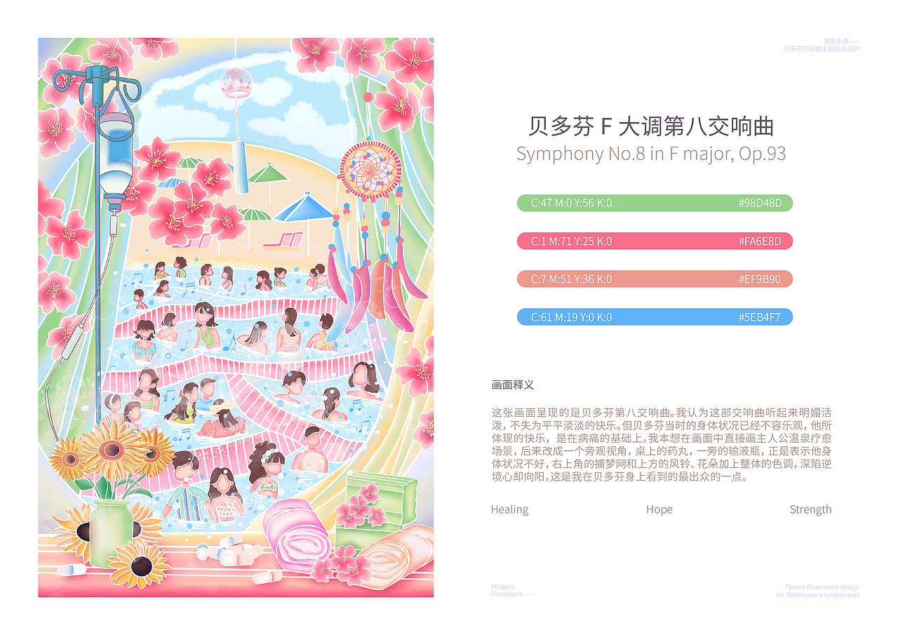 意象乐章——贝多芬交响曲主题插画设计