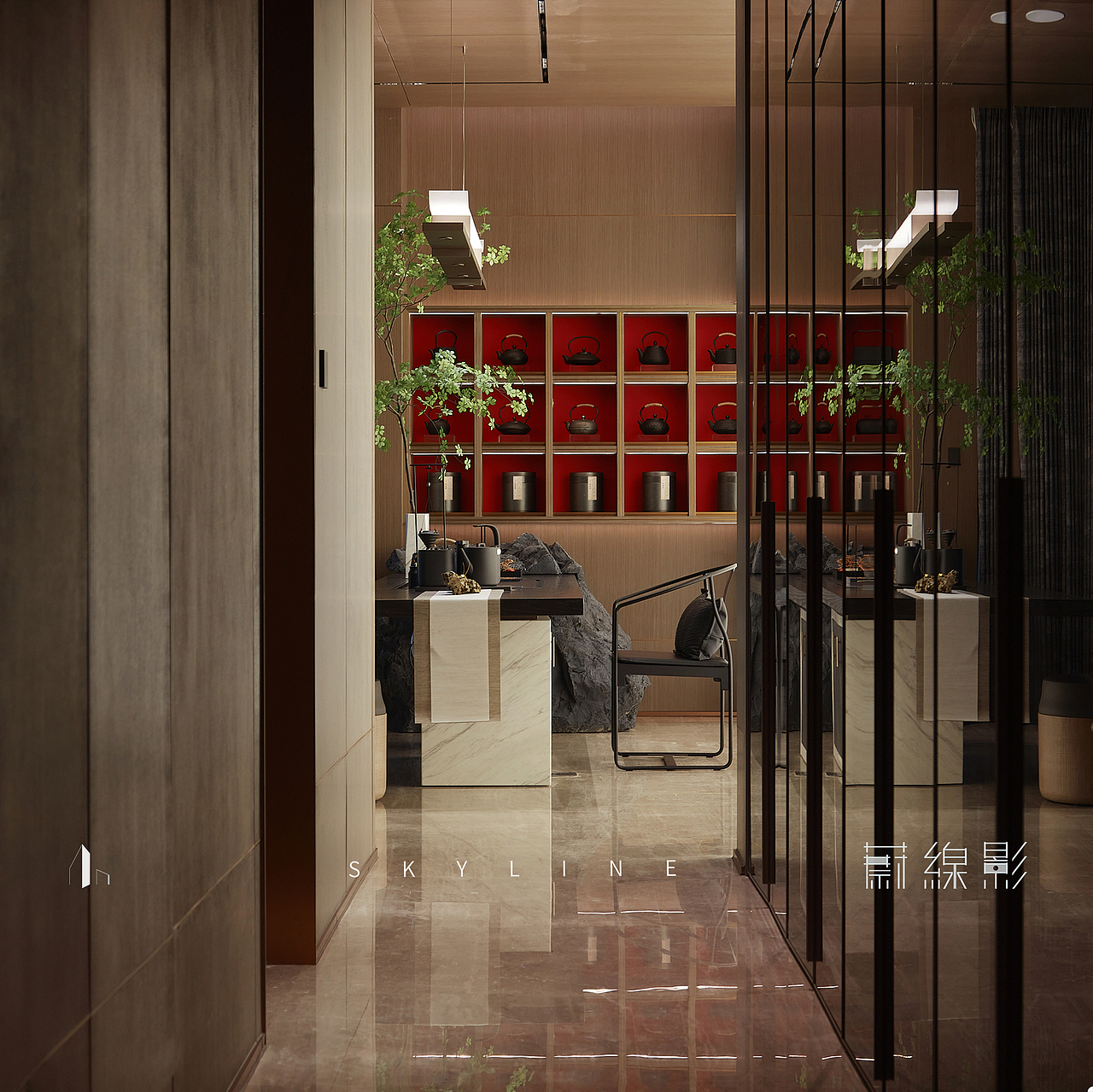 样板间园林景观摄影|亚洲十大豪宅楼王华远大一山庄S22（图ZMzYxMTgyNjgw） - 环境/建筑摄影 - 站酷设计师蔚线影建筑摄影原创素材 - 站酷ZCOOL