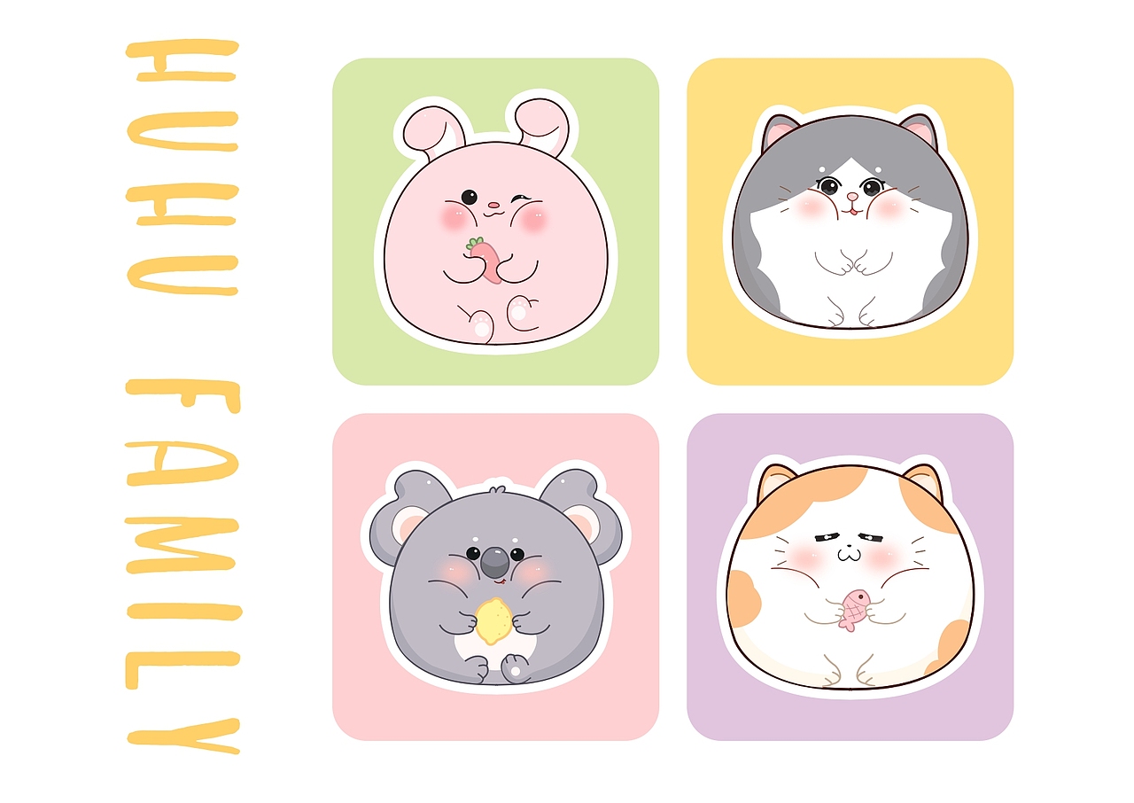 动漫卡通IP | 萌乎乎家族 MENGHUHU FAMILY