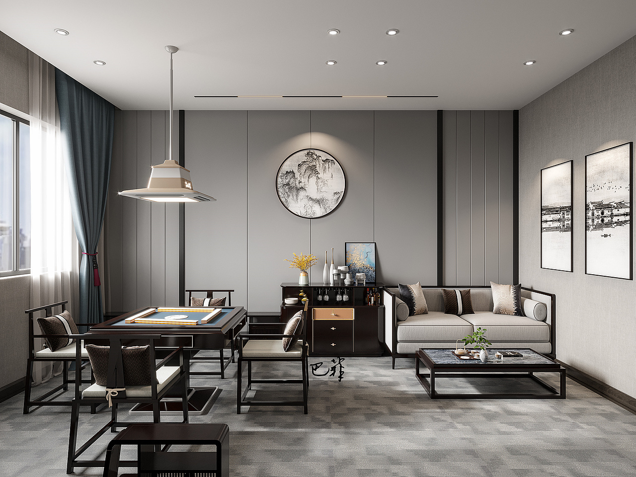 棋牌室-麻将馆|如何打造舒适自然的棋牌会所