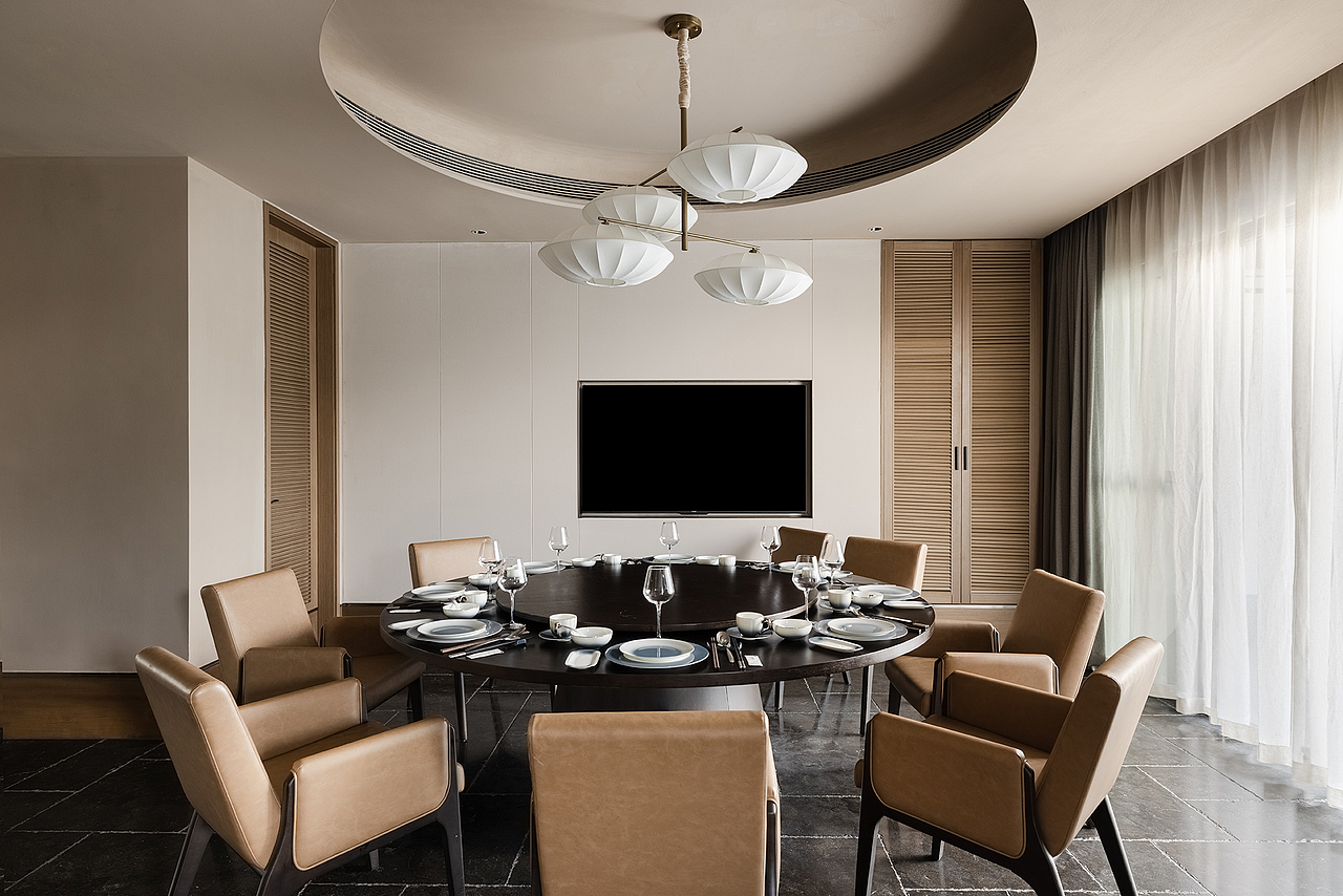 之境内建筑 | 1600㎡峨眉山高桥里湖畔餐饮空间