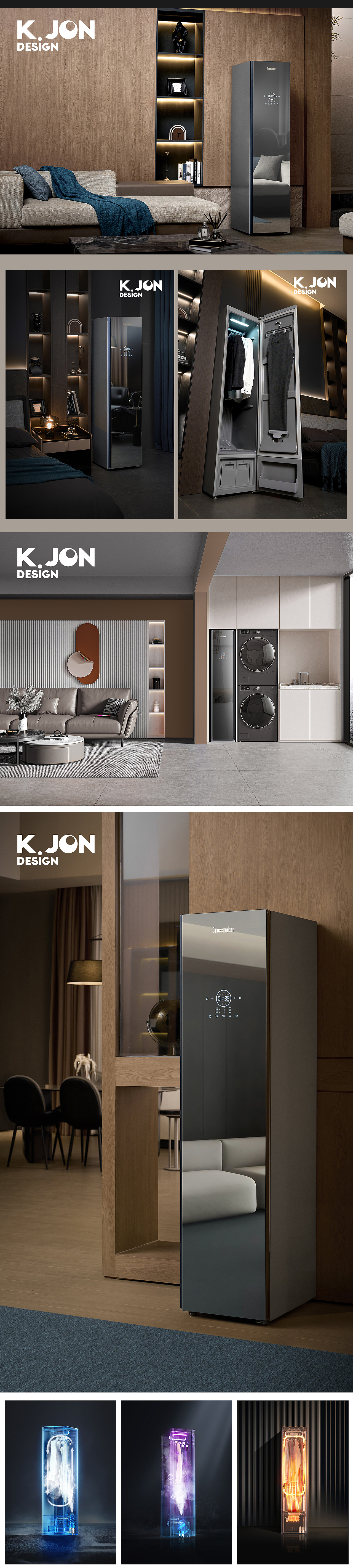 产品详情页丨K.JON × Dressmaker衣物护理机