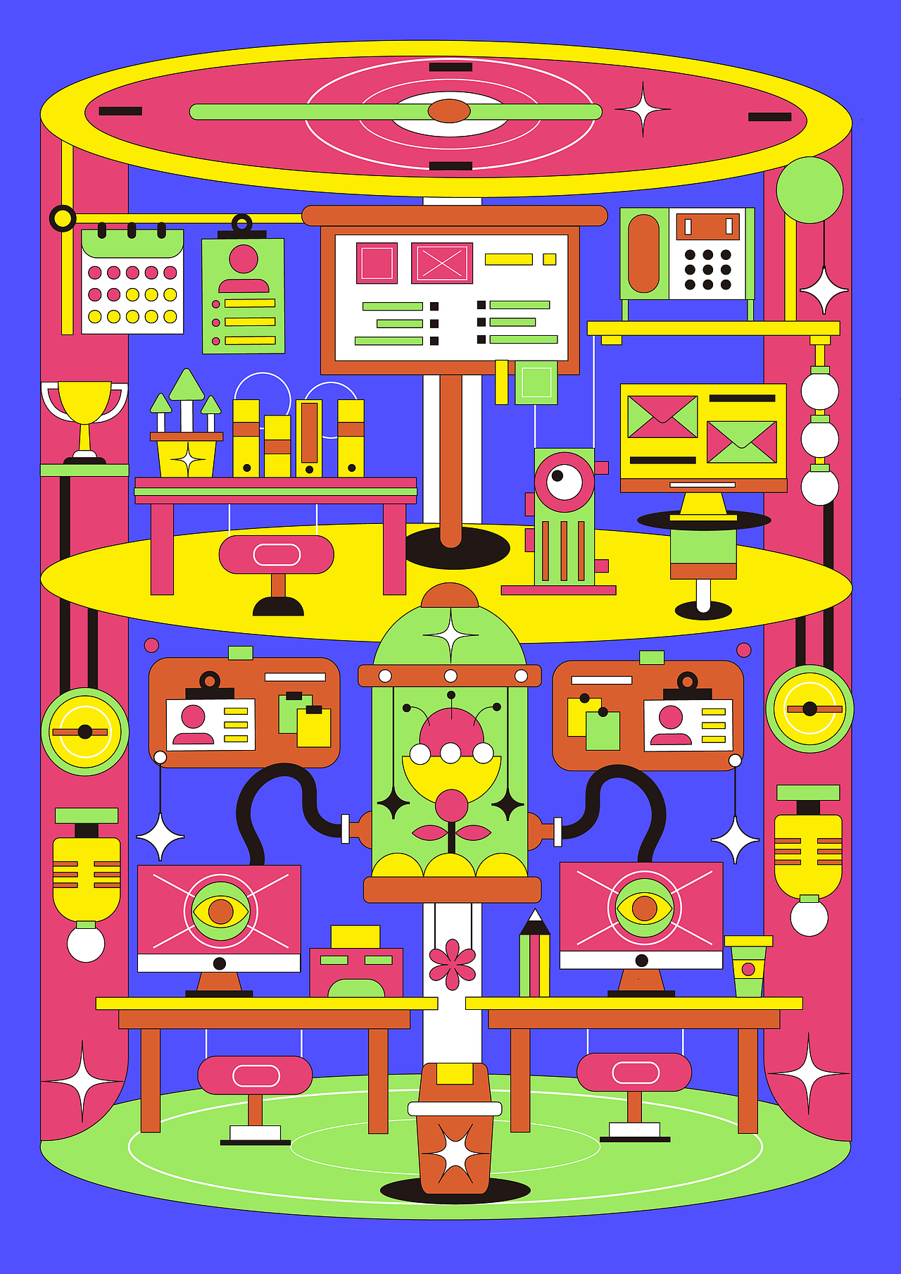 新世界——图形插画设计（图ZMzY3OTQyMDQ4） - 新锐潮流插画 - 站酷设计师yu_rui0原创素材 - 站酷ZCOOL