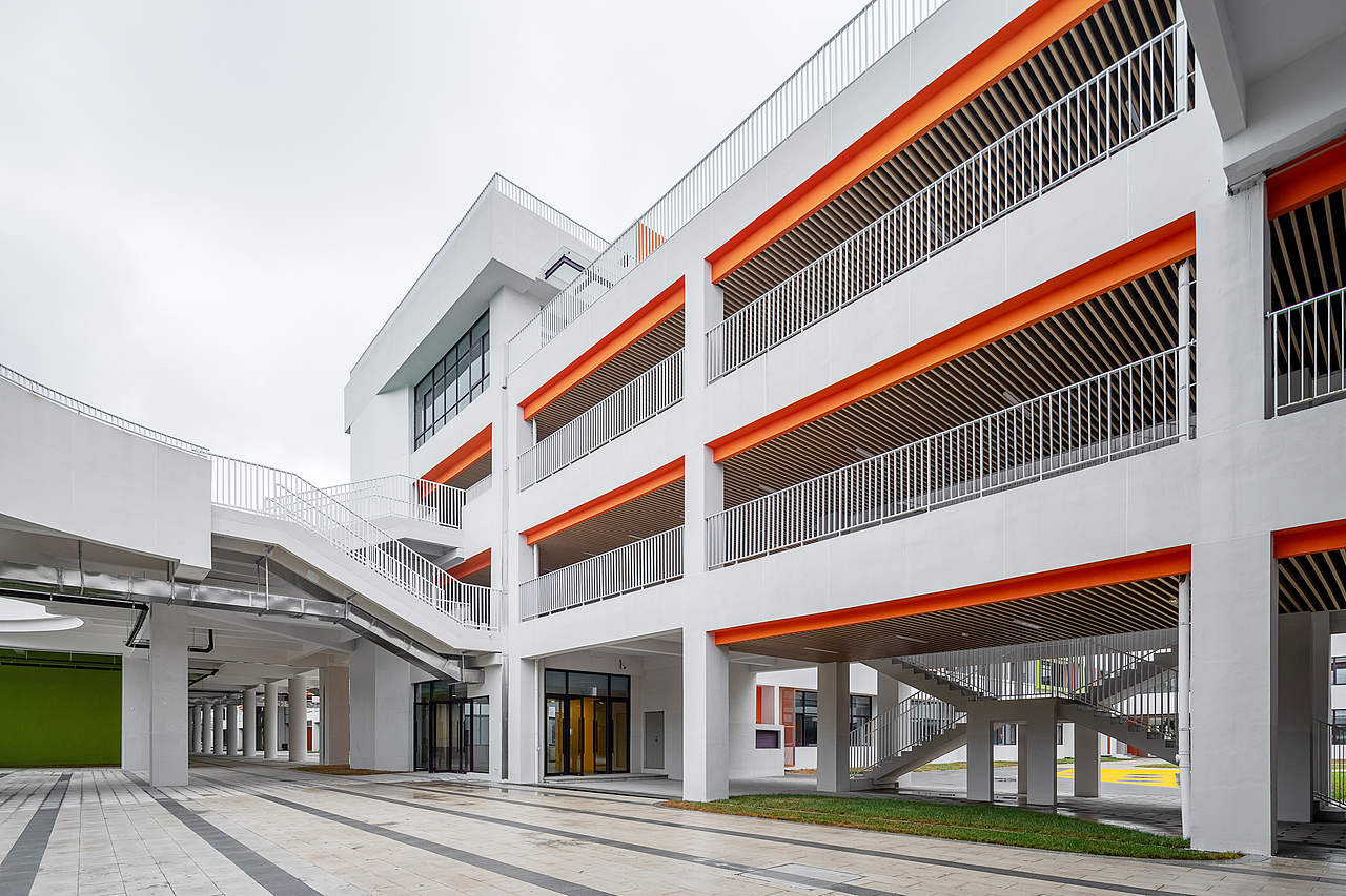 西安市经开第五学校|建筑拍摄