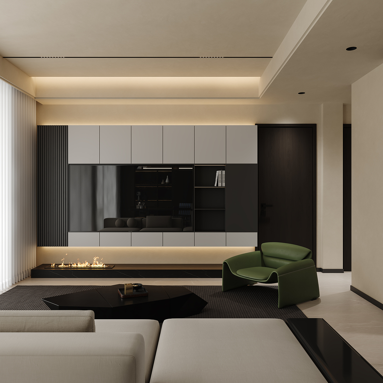 现代黑白-未来效果图