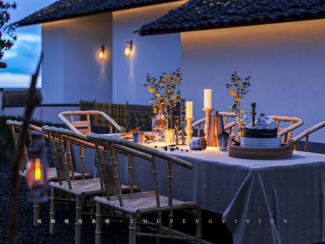 乡村小院丨武汉祝鹏视觉表现