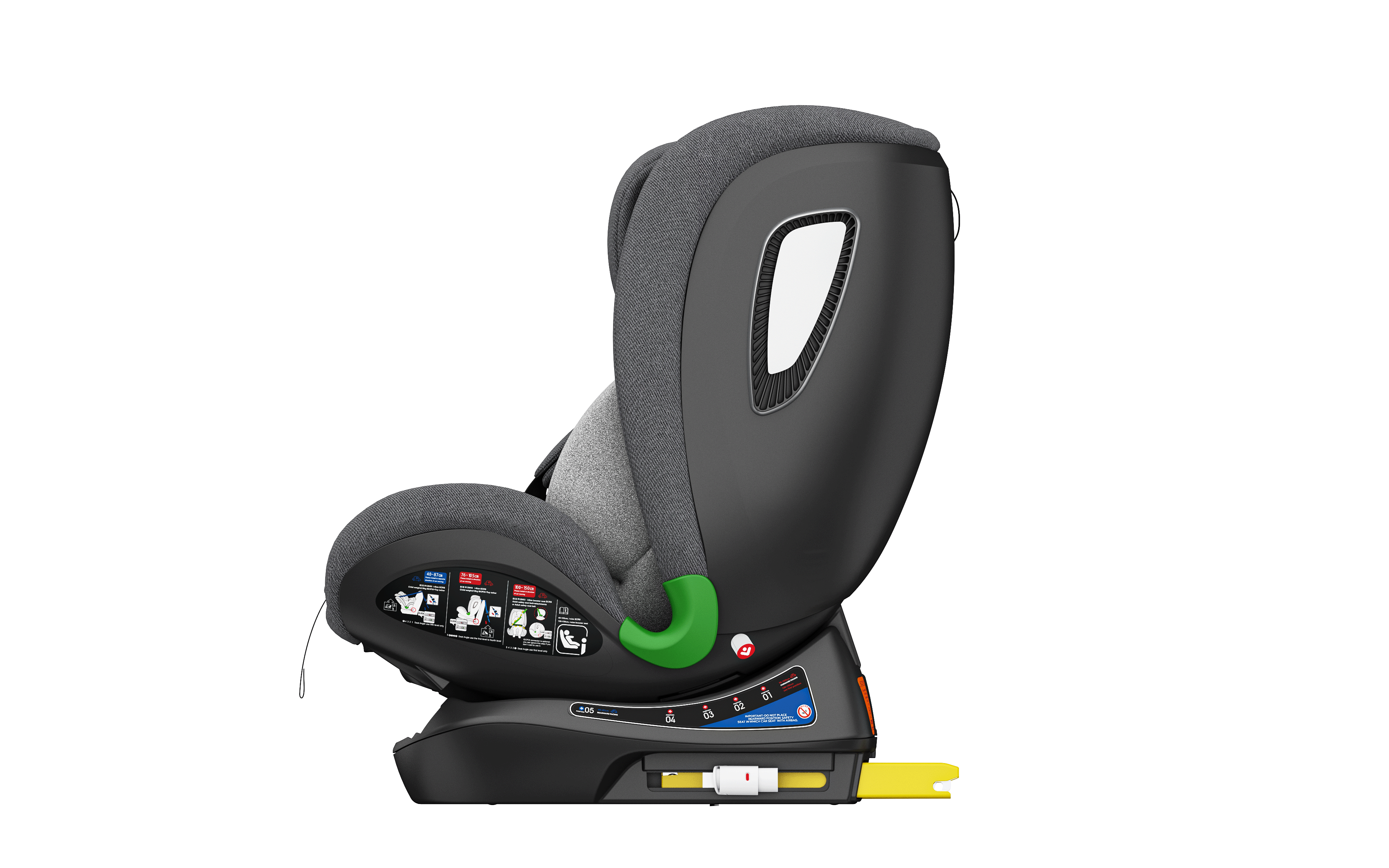 儿童安全座椅产品渲染