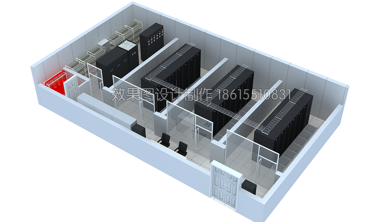 机房监控室大屏操作台会议室服务机柜（图ZMzQ0MTk3NzU2） - 建筑/空间 - 站酷设计师若雅图像原创素材 - 站酷ZCOOL
