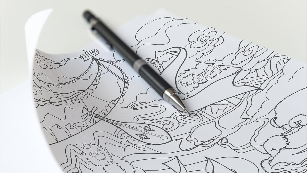 九寨沟插画文创设计（图ZMzI0OTAyODA4） - 商业插画 - 站酷设计师碌碌无为小白熊原创素材 - 站酷ZCOOL