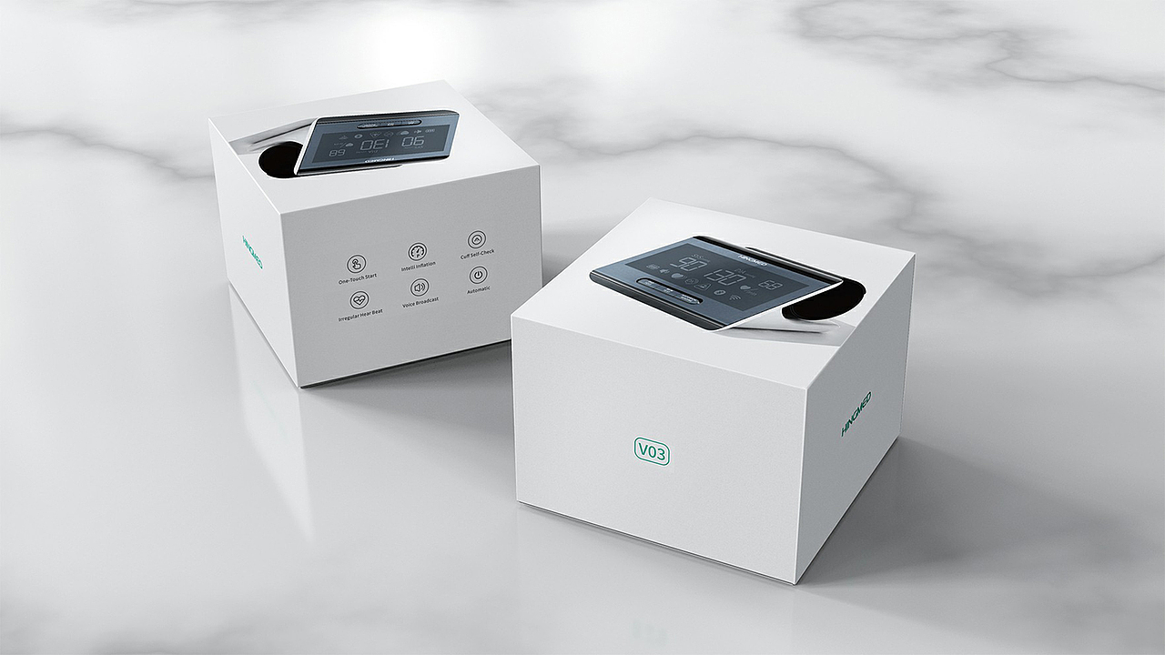 星脉医疗上臂式无线血压计外观设计