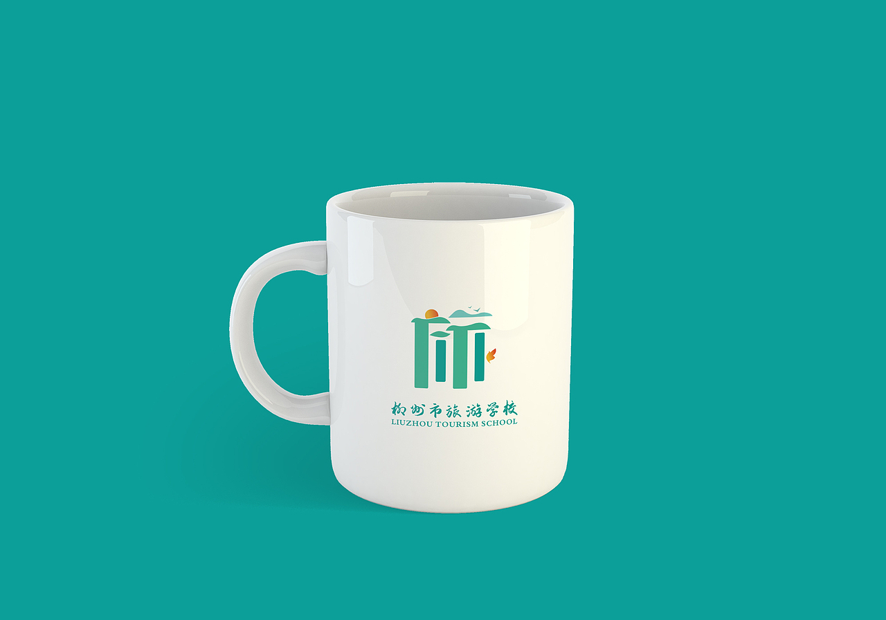 柳州旅游学校品牌形象升级/学校logo#品牌设计（图ZMzQ3MzIyNTY4） - Logo - 站酷设计师子绯鱼丨design原创素材 - 站酷ZCOOL
