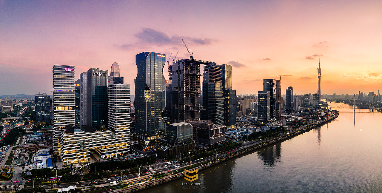 航拍視角下的廣州琶洲CBD城市天際線（圖ZMzI4OTg2ODEy） - 風(fēng)光攝影 - 站酷設(shè)計(jì)師小樣攝影原創(chuàng)素材 - 站酷ZCOOL