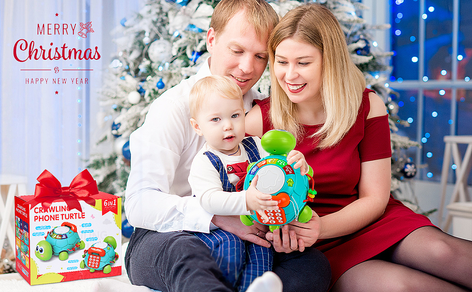 亚马逊爬行音乐乌龟玩具