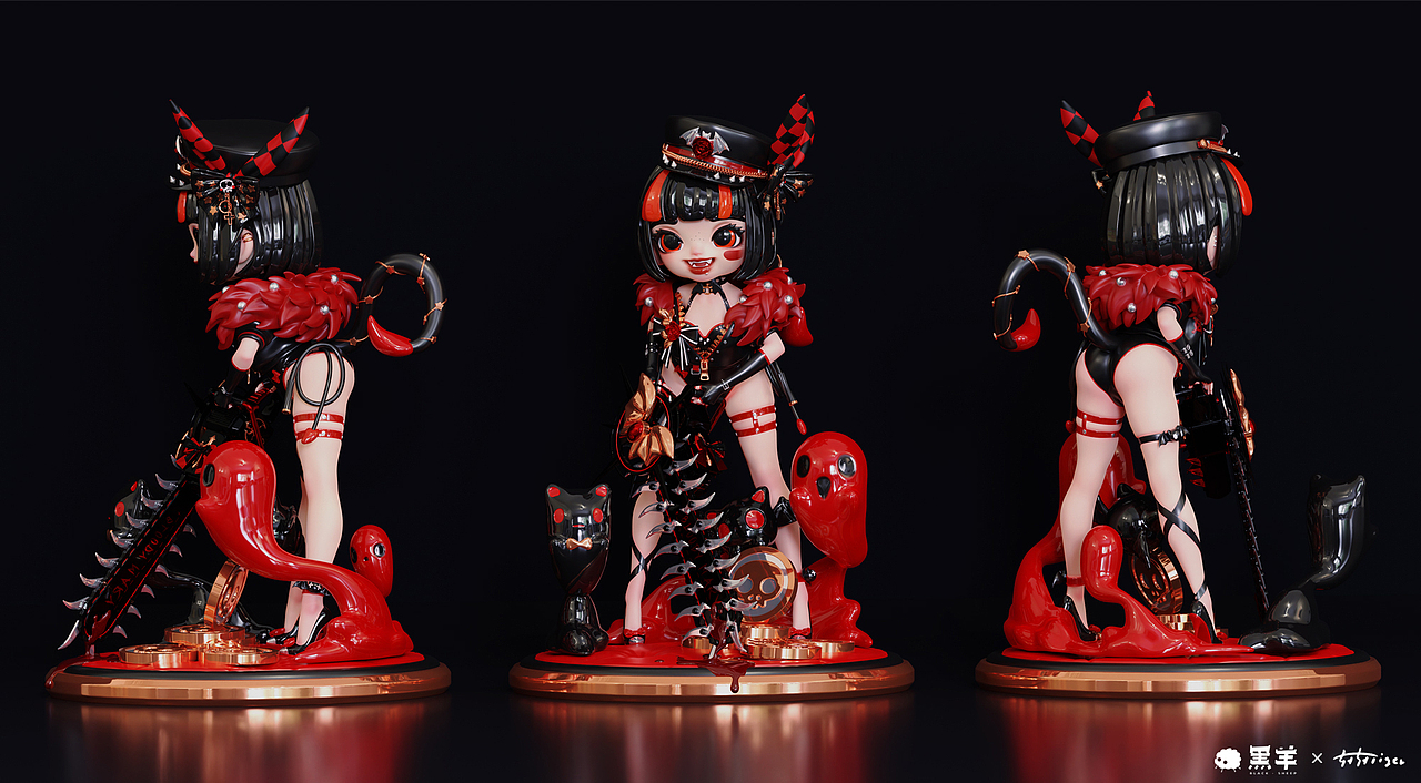 暴力萝莉系列—“玛丽”概念图（二）（图ZMzI4MTg1Nzcy） - 产品 - 站酷设计师黑羊工作室原创素材 - 站酷ZCOOL