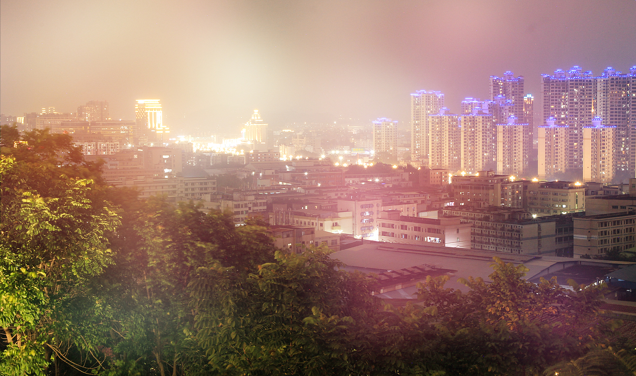 广东省,东莞市,凤岗镇,雁田,雁湖公园山顶,