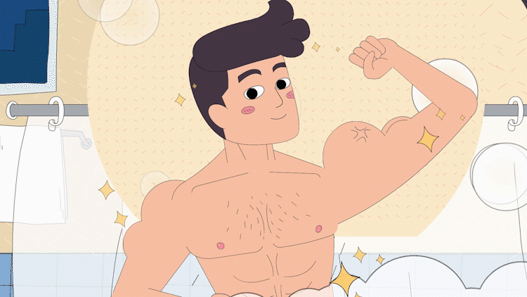 倍轻松-充气颈枕-动画场景二