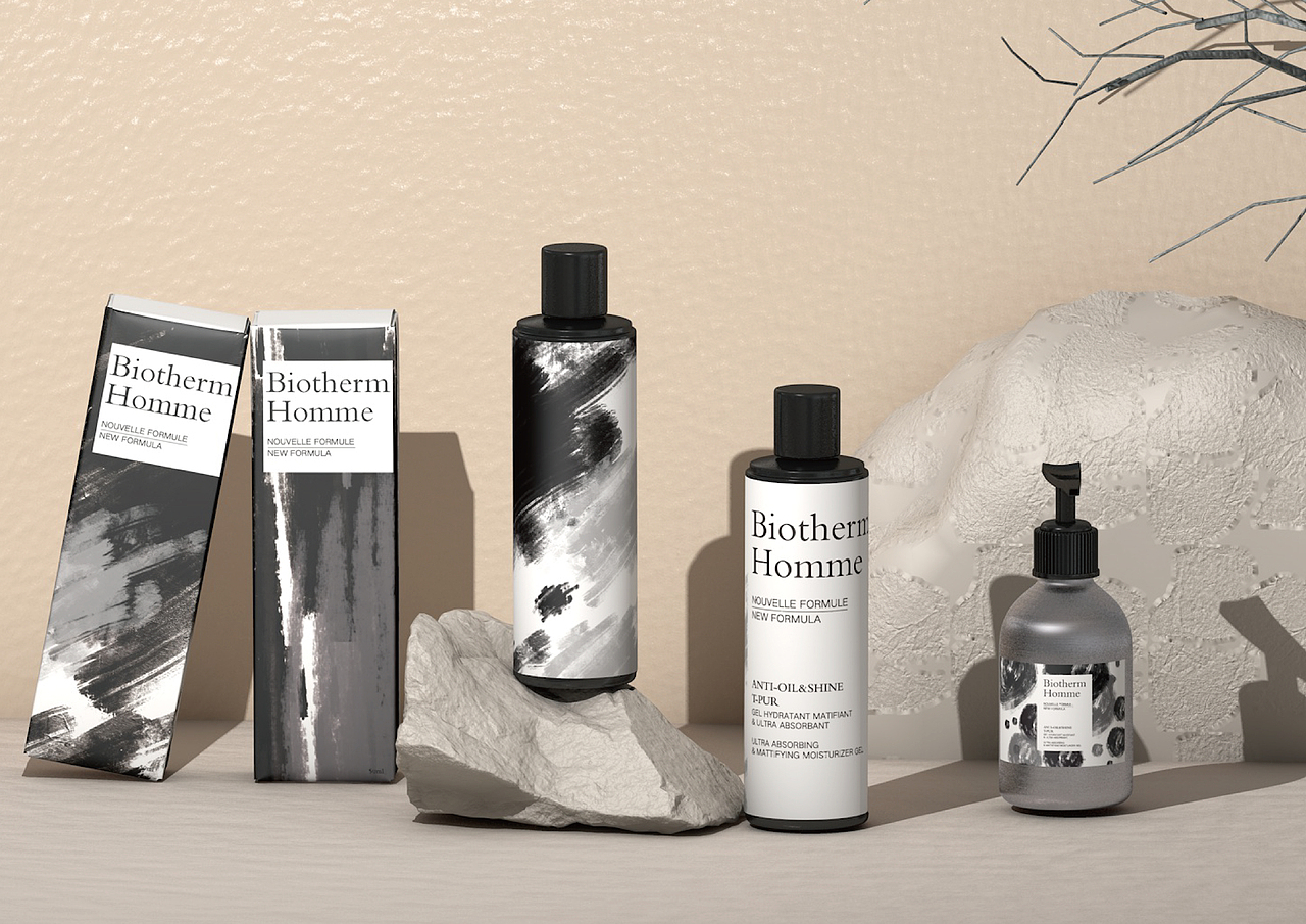 Biotherm Homme化妆品包装设计（图ZMzU4NTA4MjI4） - 生活用品 - 站酷设计师Stella997原创素材 - 站酷ZCOOL