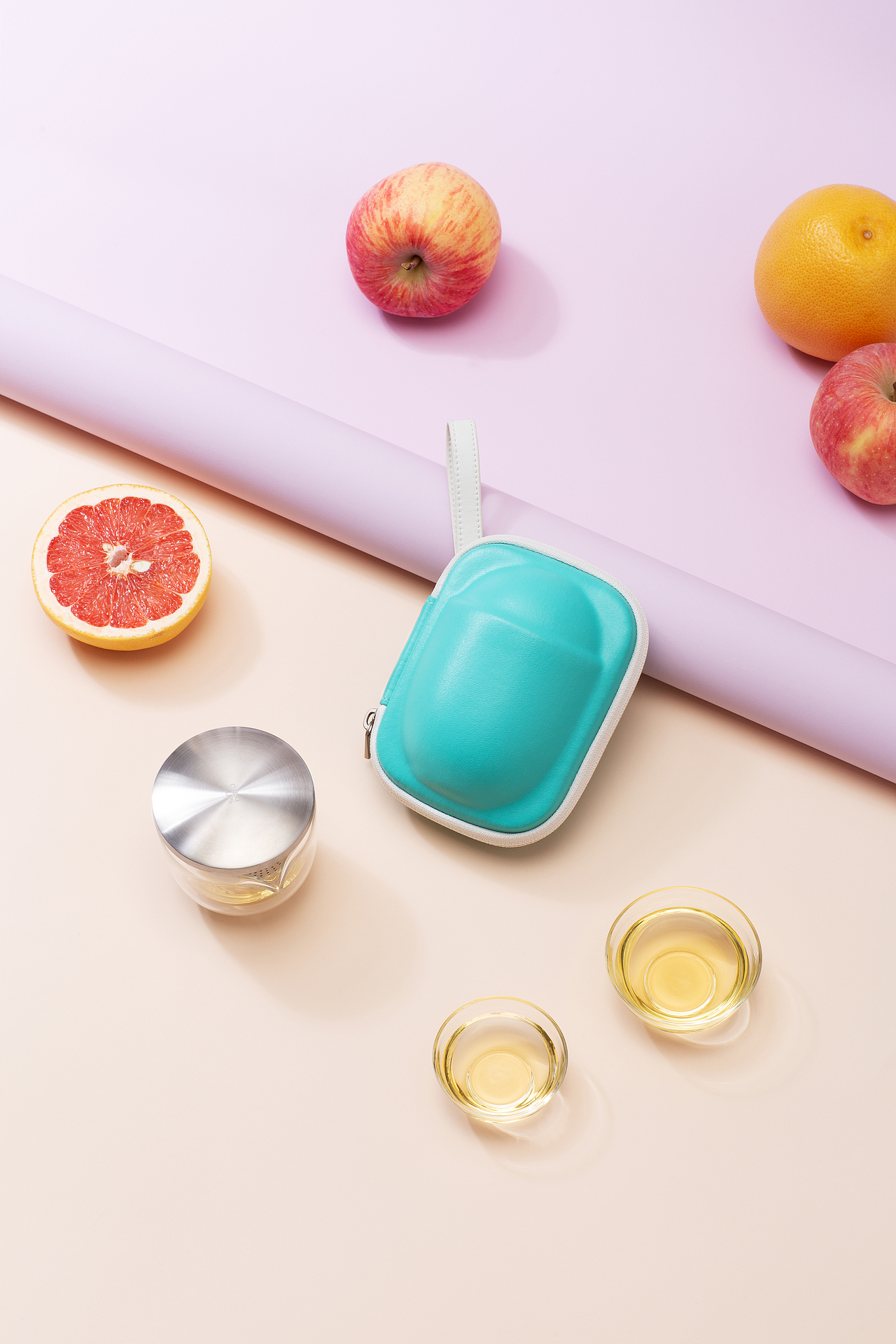 蛋壳 一壶两杯旅行套装