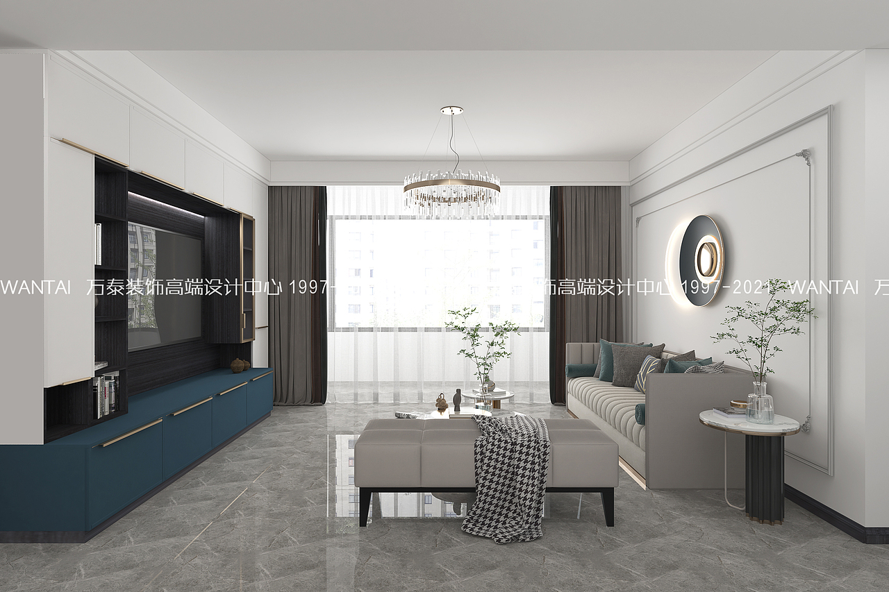 济宁华润万象府143平简约法式风格