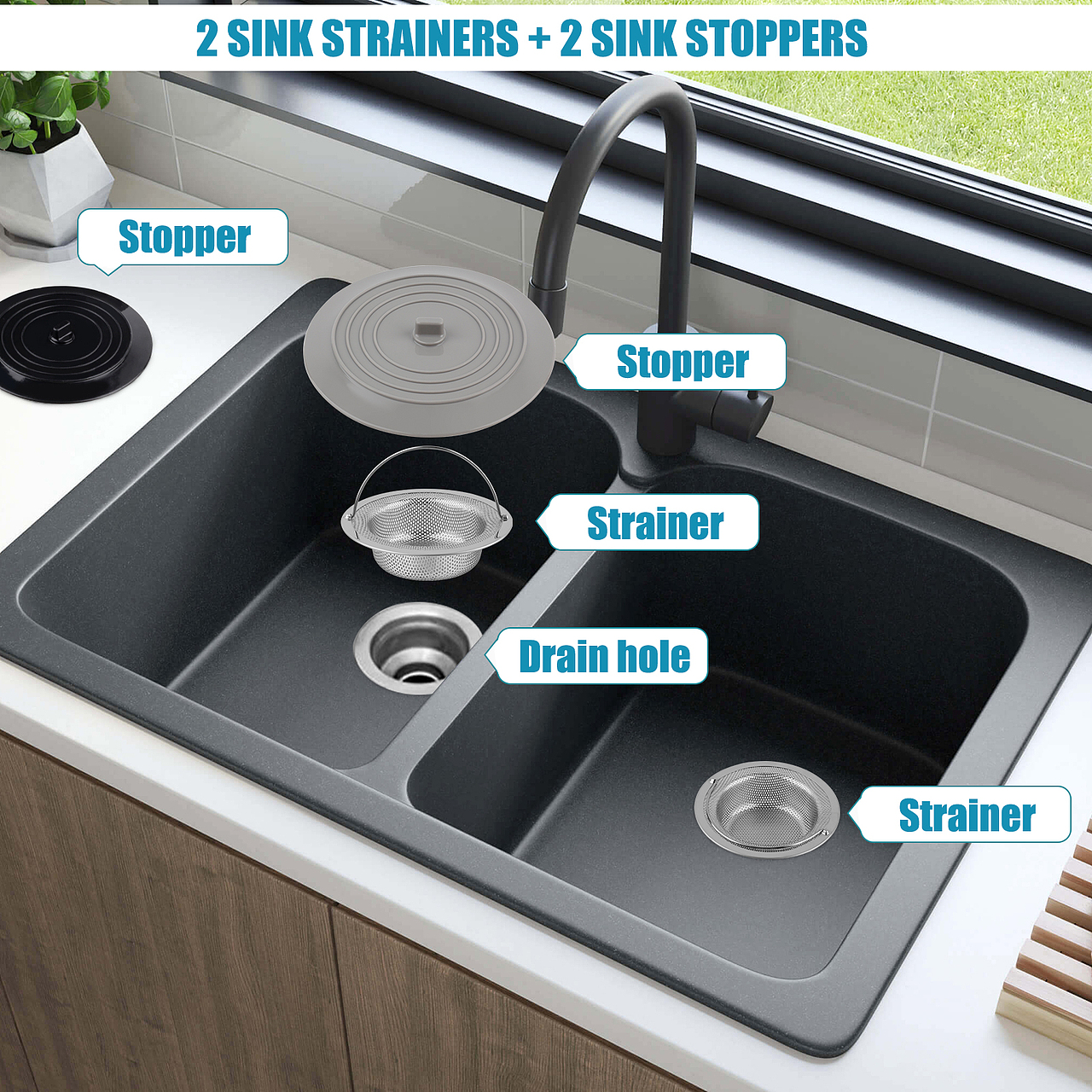 亚马逊精修-水槽过滤网